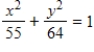 <strong>Find the standard form of the equation of the ellipse with vertices and eccentricity .</strong> A) B) C) D) E)