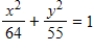 <strong>Find the standard form of the equation of the ellipse with vertices and eccentricity .</strong> A) B) C) D) E)