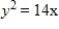 <strong>Find the standard form of the equation of the parabola with the given characteristic(s)and vertex at the origin. Focus: </strong> A) B) C) D) E)