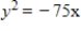 <strong>Find the standard form of the equation of the parabola with the given characteristic(s)and vertex at the origin. Passes through the point ;vertical axis </strong> A) B) C) D) E)