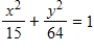 <strong>Find the standard form of the equation of the ellipse with the given characteristics and center at the origin. Focies: (±7,0);major axis of length 16 </strong> A) B) C) D) E)