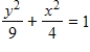 <strong>Find the standard form of the equation of the hyperbola with the given characteristics and center at the origin. Vertices: (0,±2);asymptotes: y = ± x </strong> A) B) C) D) E)