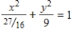 <strong>Find the standard form of the equation of the hyperbola with the given characteristics and center at the origin. Vertices: (±3,0);passes through the point </strong> A) B) C) D) E)