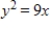 <strong>Write an equation for a cross section of the parabolic ear (used to hear sounds from a distance)shown in the picture. d = 2.25 inches</strong> A) B) C) D) E)