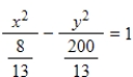 <strong>Find the standard form of the equation of the hyperbola with the given characteristics. focies: (±4,0),asymptotes: </strong> A) B) C) D) E)