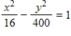 <strong>Find the standard form of the equation of the hyperbola with the given characteristics. focies: (±4,0),asymptotes: </strong> A) B) C) D) E)