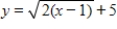 <strong>Find the equation of the parabola so that its graph matches the description. ;upper half of parabola </strong> A) B) C) D) E)