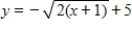 <strong>Find the equation of the parabola so that its graph matches the description. ;upper half of parabola </strong> A) B) C) D) E)