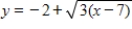 <strong>Find the equation of the parabola so that its graph matches the description. ;lower half of parabola </strong> A) B) C) D) E)