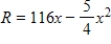 <strong>The revenue R (in dollars)generated by the sale of x units of a patio furniture set is given by .Approximate the number of sales that will maximize revenue. </strong> A) The revenue is maximum when units. B) The revenue is maximum when units. C) The revenue is maximum when units. D) The revenue is maximum when units. E) The revenue is maximum when units.