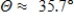 <strong>Find the inclination Θ (in degrees)of the line with a slope of m.Round your answer to one decimal places. </strong> A) B) C) D) E)
