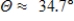 <strong>Find the inclination Θ (in degrees)of the line with a slope of m.Round your answer to one decimal places. </strong> A) B) C) D) E)