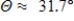 <strong>Find the inclination Θ (in degrees)of the line with a slope of m.Round your answer to one decimal places. </strong> A) B) C) D) E)