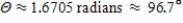 <strong>Find the inclination (in radians and degrees)of the line passing through the points.Round your answer to four decimal places for radians and round your answer to one decimal places for degree. </strong> A) B) C) D) E)