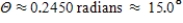 <strong>Find the inclination (in radians and degrees)of the line.Round your answer to four decimal places for radians and round your answer to one decimal places for degree. </strong> A) B) C) D) E)