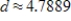 <strong>Find the distance between the point and the line.Round your answer to four decimal places. </strong> A) B) C) D) E)