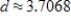 <strong>Find the distance between the point and the line.Round your answer to four decimal places. </strong> A) B) C) D) E)