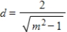 <strong>Consider a line with slope m and y-intercept (0,2).Write the distance d between the origin and the line as a function of m. </strong> A) B) C) D) E)
