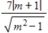 <strong>Consider a line with slope m and y-intercept (0,8).Write the distance d between the point (7,1)and the line as a function of m. </strong> A) B) C) D) E)