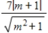 <strong>Consider a line with slope m and y-intercept (0,8).Write the distance d between the point (7,1)and the line as a function of m. </strong> A) B) C) D) E)