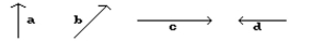 Draw a sketch to represent the vector. Refer to the vectors pictured here. -d - a