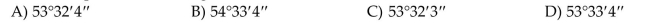 Provide an appropriate response. Find the complement of an angle whose measure is 36°27′56′′.