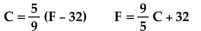 Use these equations to convert between the two systems. Round answer to the nearest tenth of a degree if necessary.