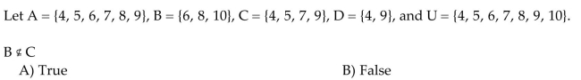 Tell whether the statement is true or false.