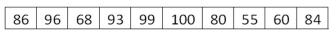 The Sea Mist Hotel collects customer satisfaction data daily. Yesterday, the hotel was 99% occupied and the manager wanted to quickly assess customer satisfaction. She randomly selected 10 scores. The maximum score is 100 points. The mean score is 82.1. The 10 scores were: What is the standard deviation?