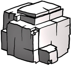 <strong>  How many cleavage directions does this mineral specimen display?</strong> A)1 B)2 C)3 D)4 <div style=padding-top: 35px> 