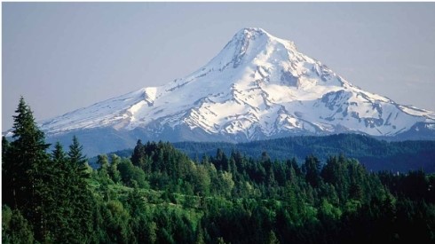 <strong> Mount Hood (pictured)is part of the Cascade Range. These active volcanoes are a chain that stretches along the west coast from northern California to southern British Columbia, Canada. The Cascades are ________.</strong> A)evidence of subduction in the Pacific Northwest of the United States B)evidence of rifting of the North American continent C)a product of the San Andreas Fault D)due to a hot spot beneath Seattle