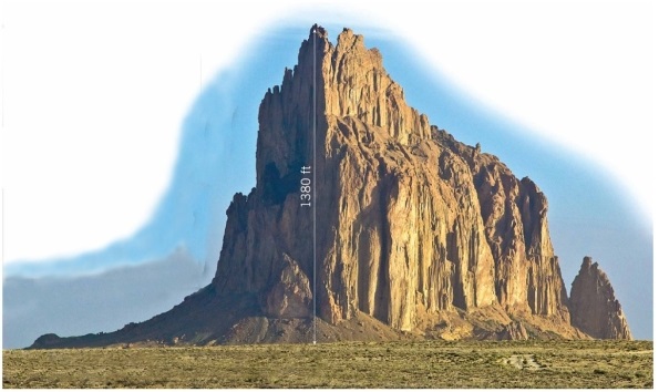 Shiprock, New Mexico, is a classic example of ________.