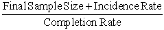<strong>Which equation is the correct equation for determining the initial sample size?</strong> A) B) C) D)