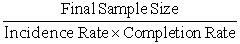 <strong>Which equation is the correct equation for determining the initial sample size?</strong> A) B) C) D)