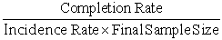 <strong>Which equation is the correct equation for determining the initial sample size?</strong> A) B) C) D)