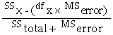 <strong>In ANOVA the relative contribution of a factor X is calculated as ________.</strong> A)ω<sup>2</sup><sub> x =</sub> <sub> </sub> <sub> </sub> B)ω<sup>2</sup><sub> x = </sub> <sub> </sub> C)ω<sup>2</sup><sub> x =</sub> <sub> </sub> <sub> </sub> D)ω<sup>2</sup><sub> x = </sub> <sub> </sub>