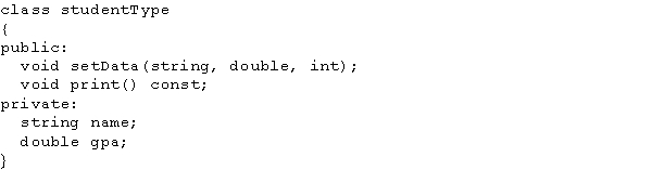 <strong>Which of the following class definitions is correct in C++?</strong> A) B) C) D)