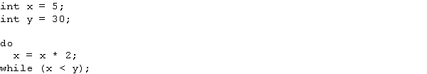 <strong>What is the value of x after the following statements execute? </strong> A) 5 B) 10 C) 20 D) 40