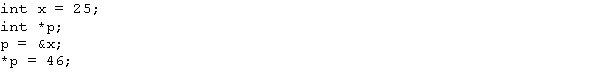 <strong>What is the value of x after the following statements execute? </strong> A) nullptr B) 0 C) 25 D) 46