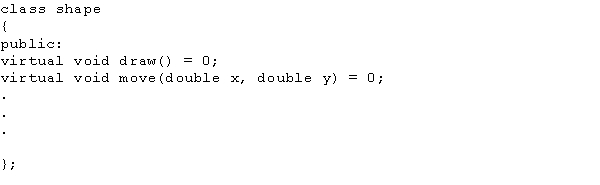 Consider the following statements:The code above is an example of a(n) ____________________ class definition.