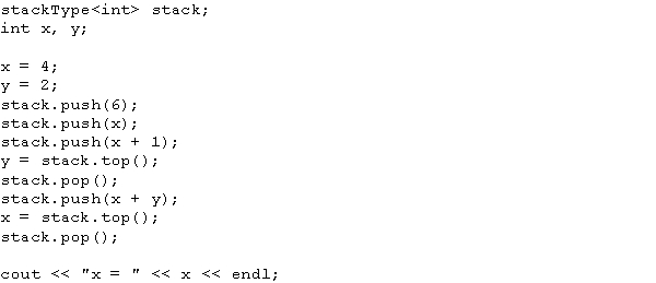 <strong>What is the output of the following code? </strong> A) x = 4 B) x = 5 C) x = 6 D) x = 9