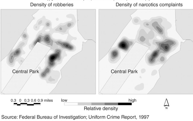 Covariation, as seen in the two maps, is described as  