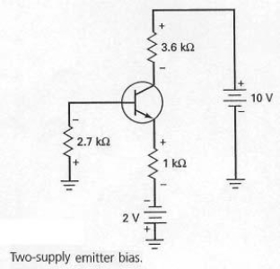 The biasing configuration shown in Figure 7-18 is derived from emitter bias and is referred to as
