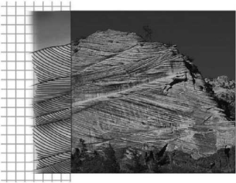 <strong>Consult the figure below. Here, distinct internal laminations are inclined at an angle to the boundary of the main sedimentary layers. This is termed __________ bedding.  </strong> A)graded B)cross C)horizontal D)tilted <div style=padding-top: 35px> 