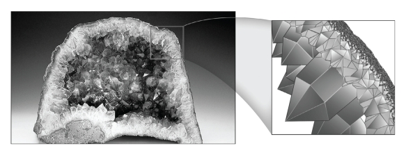 <strong>Minerals in geodes (see below)form spectacular euhedral crystals because ____________. </strong> A)all of the elements incorporated in the crystals are in plentiful supply B)the crystals have abundant room to grow in their hollow surroundings C)minerals within geodes are always framework silicates D)minerals within geodes always contain iron