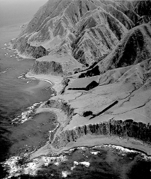 <strong>What process created the terrace that forms the cliff in the picture below? </strong> A) subsidence B) deposition C) uplift D) relief