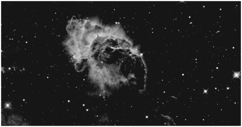 <strong>The Hubble Telescope took this photo in 2009 of an object 7,500 light years away.What is it? </strong> A) a protostar B) a nebula C) a supernova D) a protoplanet