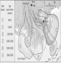 <strong>The potential abrupt change of primary discharge of water from the Mississippi River to the Atchafalaya River would be an example of__________? </strong> A) superposition B) laminar flow C) antecedence D) piracy