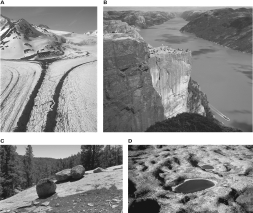 <strong>Which of the following images shows evidence of the rising of sea level? </strong> A)A B)B C)C D)D