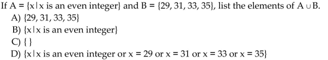 List the elements of the set.